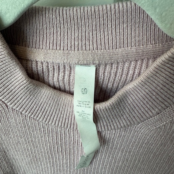Lululemon Merino Wool/Cotton Sweater - Picture 2 of 4